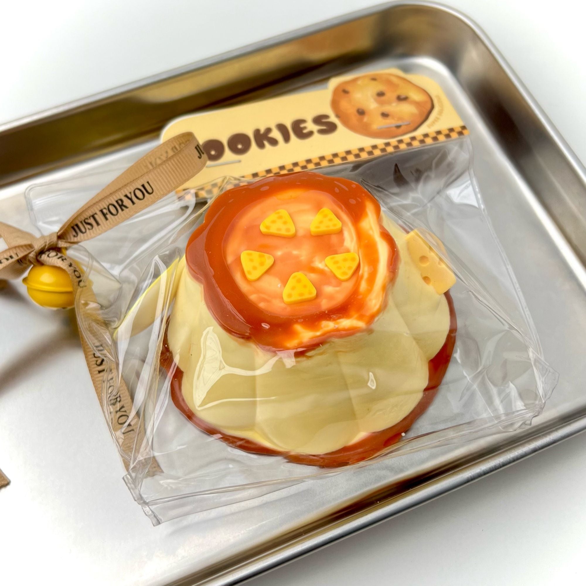 Caramel Pudding Creamy Clay Slow Rebound Soft Squish Taba Squishy Sensory Fidget Toy for Stress Relief