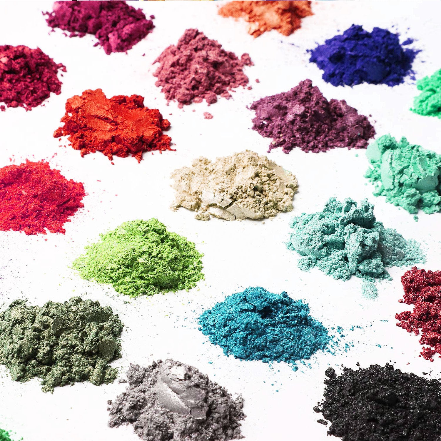 14g 20ml 12-color Mica Powder Squishy DIY Dyeing Material