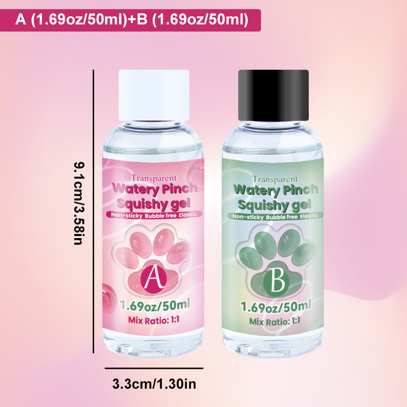 AB Silicone Transparent Glue Squishy DIY Material