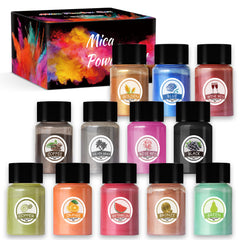 14g 20ml 12-color Mica Powder Squishy DIY Dyeing Material