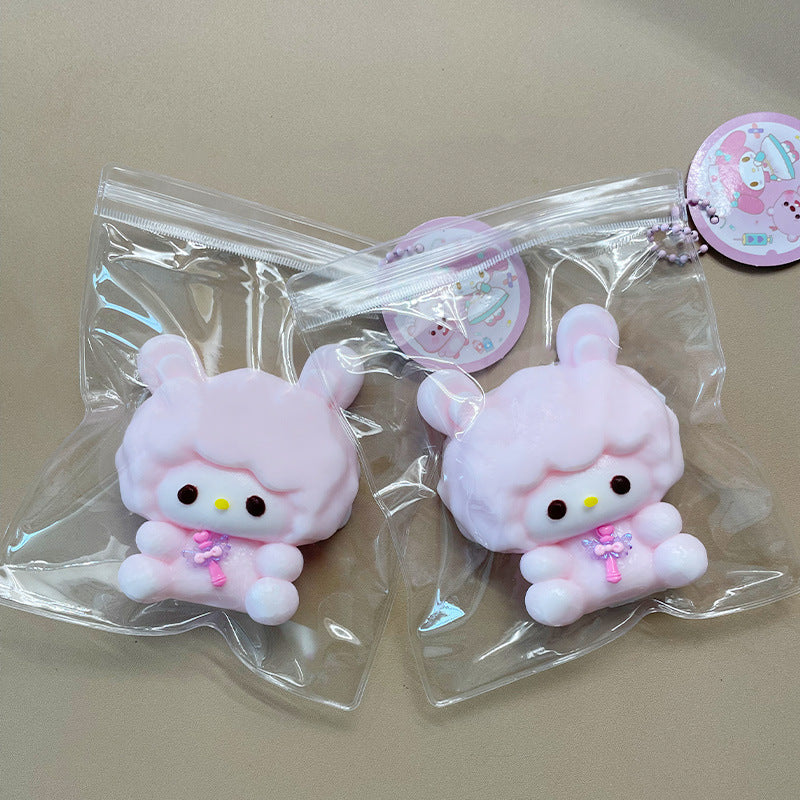 127g Pink Lamb Taba Squishy Toys Animal