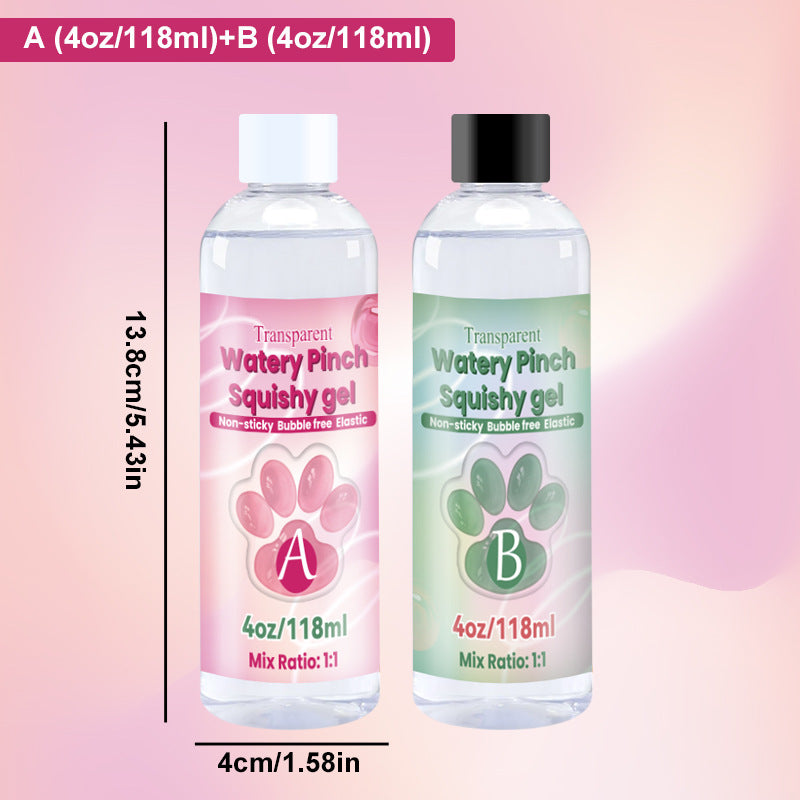 AB Silicone Transparent Glue Squishy DIY Material