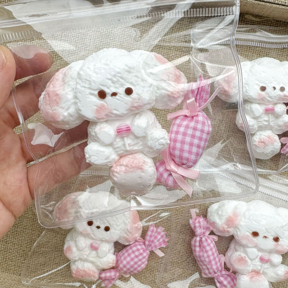 Poodle Puppy Creamy Clay Slow Rebound Soft Squish Taba Squishy Sensory Fidget Toy for Stress Relief