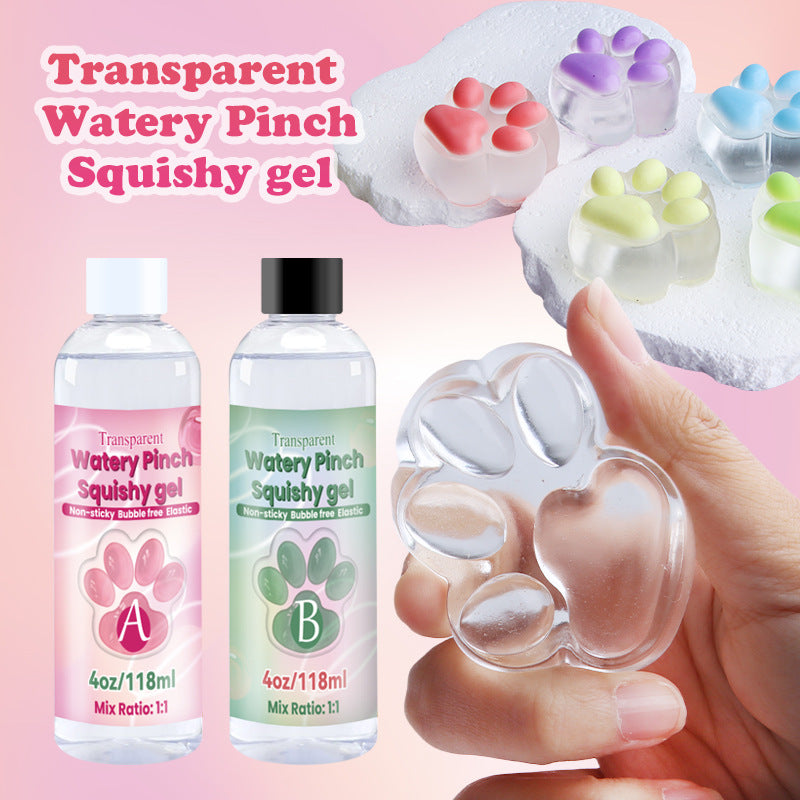 AB Silicone Transparent Glue Squishy DIY Material