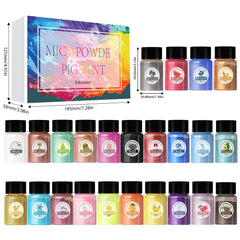 14g 20ml 24-color Mica Powder Squishy DIY Dyeing Material